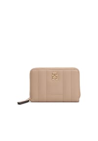 TOMMY HILFIGER - FEMININE Brieftasche, Kunstleder, Emblem, für Damen - COASTAL TAUPE