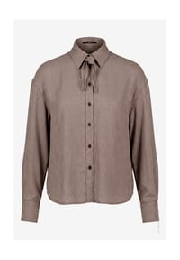 zero - Hemdbluse langarm - Beige/Brown