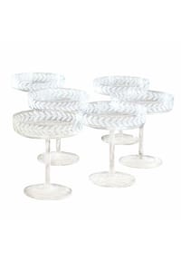 LOBERON - Champagnerglas 6er Set Macomb klar - klar
