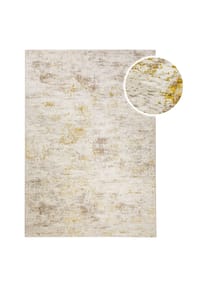 ESPRIT - Teppich Feel Vintage 2.0 - samtige Oberfläche, kein Flusen, waschbar bis 30°C - creme-gold