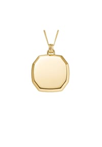 FOSSIL HARLOW - Fossil Damen Harlow Goldfarbenes Edelstahl-Anhänger-Halskette, JF04961710 - GOLD