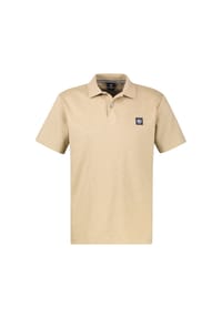 LERROS - Poloshirt in trendigen Farben mit Flachstrickkragen - CEDAR GREEN