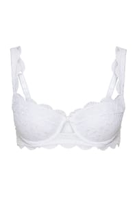 Nina von C. - Dirndl Push-Up-BH, Stickerei, für Damen - 100 WEISS