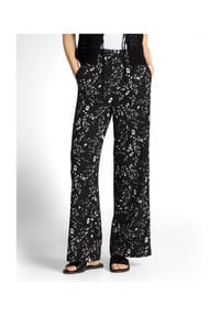 DENIM TOM TAILOR - Stoffhose, Gummibund, für Damen - 14482 DEEP BLACK