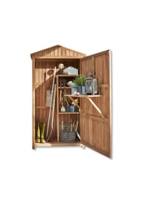 LOBERON - Gartenschrank Tomte antikbraun - 