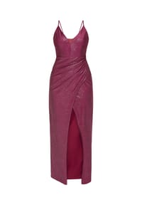 Vera Mont - Abendkleid, V-Ausschnitt, für Damen - 4892 RED/GREY