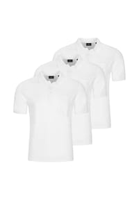 RAGMAN - Poloshirt 3er Pack Basic - Anthrazit