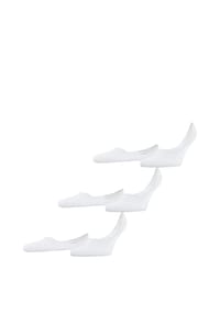 FALKE - Step Füßlinge, 3er-Pack, Medium-Cut, für Herren - 2000 WHITE