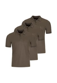 RAGMAN - Poloshirt 3er Pack Basic - Anthrazit