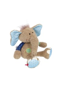 sigikid® - Kuscheltier Patchwork Sweety ,  für Babys und Kinder - blau