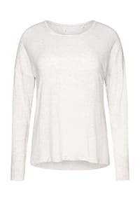 JOCKEY® - Supersoft Schlafanzug-Oberteil, Rundhals, für Damen - HELLGRAU MELIERT