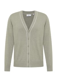 ETERNA - unifarbener Herren-Cardigan - navy