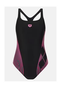arena - Badeanzug, elastisch, für Damen - BLACK-BLACK