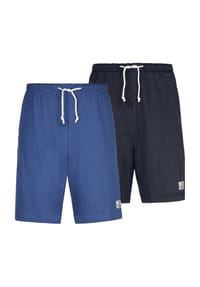 JAN VANDERSTORM - 2er Pack Schlafshorts CHARLE - blau
