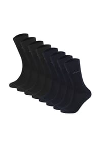 camano® - Unisex Socken - Soft Socks, einfarbig, 8er Pack - Blau