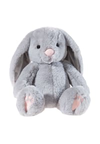 heunec® - Kuscheltier Hasilein grau mit Schlappohren - grau