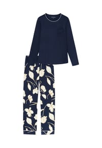 SCHIESSER - Schlafanzug Comfort Nightwear - deep sea blue