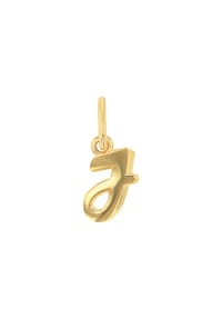 amor J - Motivanhänger für Damen und Herren, Unisex, Gold 375 | J - Gold