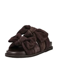 Copenhagen|shoes - Veloursleder Sandalen - Cognac