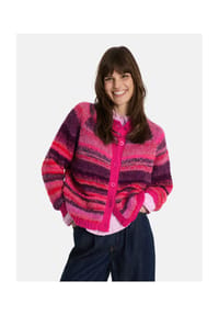 LIEBLINGSSTÜCK - Damen Strickjacke aus Alpaka-Woll-Mix AmeliaL - 838 PINK