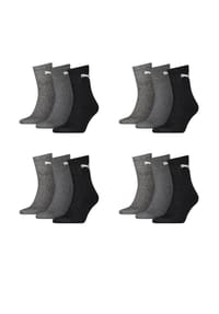 PUMA® - Sportsocken Short Crew 12-Pack - mehrfarbig