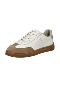 REPLAY - Leder/Synthetik Sneaker - Weiß/Braun