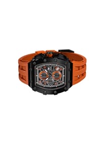 TSAR BOMBA ELEMENTAL - Herren Armbanduhr "TB8204Q-12" - ORANGE