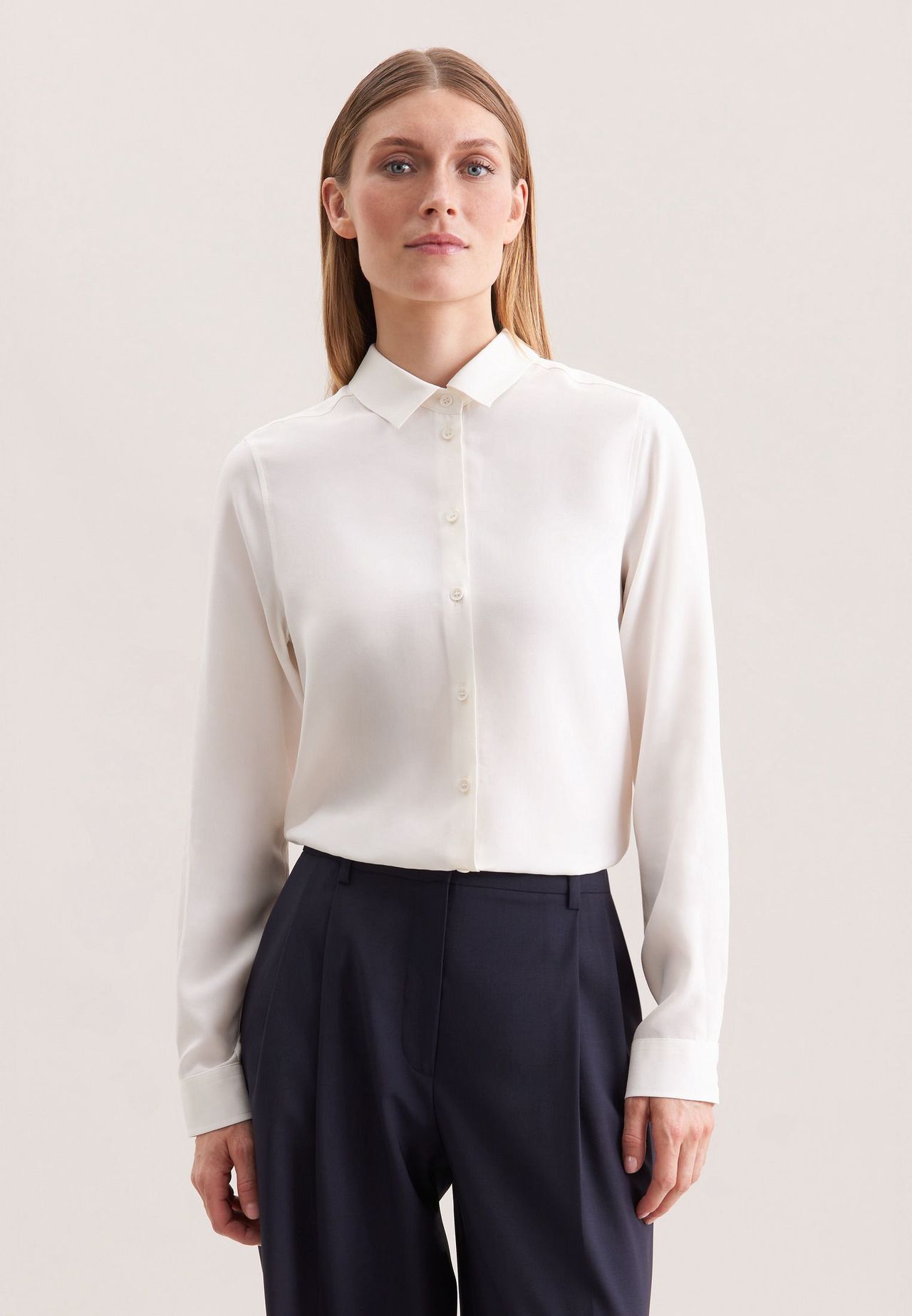 Seidensticker Hemdbluse, Weiß, 36