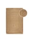 Green Looop Kurzflorteppich June - Jute Teppich natur handgewebt, robust mit Bordüre & Rahmenstruktur Bild 10