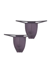 HOM - G-String Plumes - anthrazit