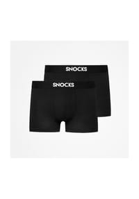 SNOCKS - Pants, 2er-Pack, Logo-Bund, für Herren - 9 BLACK