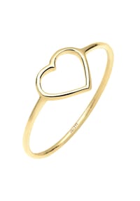 elli. PREMIUM - Ring Herz Trendsymbol Filigran 375 Gelbgold - Gold