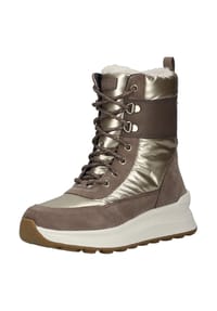 GEOX - Leder/Textil Stiefelette - Taupe