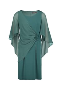 Vera Mont - Cocktailkleid mit Raffung - Dark Emerald