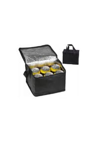 COFI - Thermotasche Reiseorganizer mit Reißverschluss quadratisch mit Tragegriffe - Schwarz OneSize