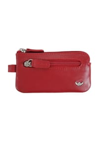Golden Head® POLO - Schlüsseletui, Leder, uni, für Damen - ROT
