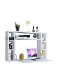 VCM. - Computertisch hängend | Klapptisch | Wandschreibtisch | Maße ca. H. 60 x B. 90 x T. 20 cm | Schreibtisch - Wandila - Grau