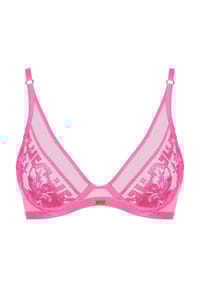 Aubade - Triangle-BH "High Apex", Spitze, für Damen - 0 EXCITING PINK