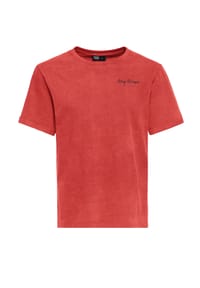 KING KEROSIN - Print-Shirt mit besonderem Acid-Wash Kustom Kulture - rot
