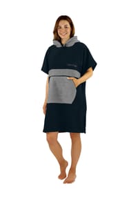 normani® - Damen Badeponcho - Hellgrau