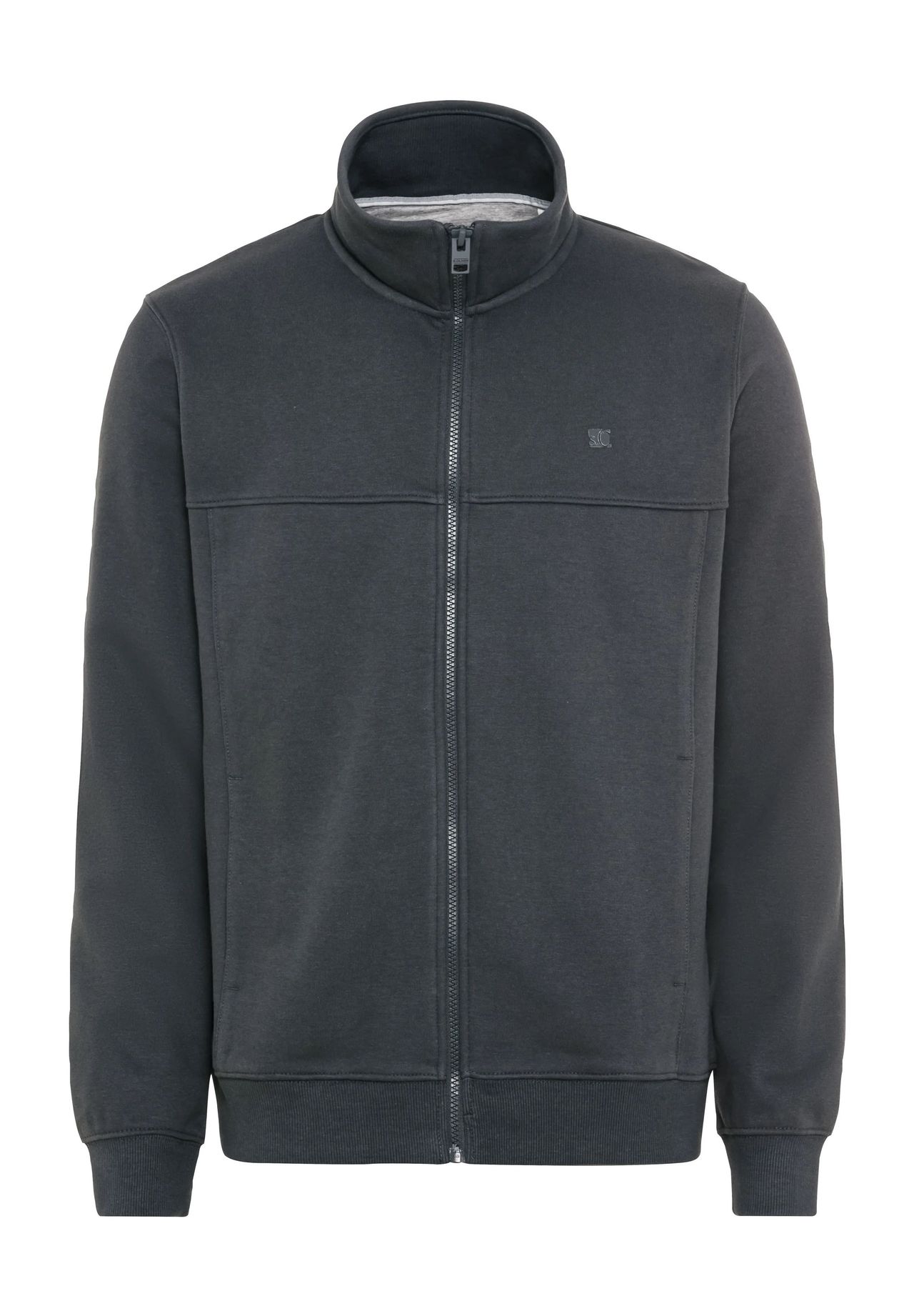 S.Oliver Herren Sweatjacke Mit Stehkragen – Bequem, Lässig, Mit Reißverschluss