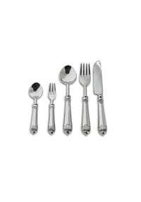 LOBERON - Besteck Gasharba silber - silber