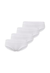SCHIESSER - Panty 4er Pack Teens Girls Long Life Cotton - Schwarz