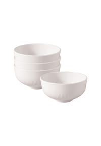 Villeroy & Boch Schüsseln Afina ø 13 cm 4er Set weiß - AFINA - weiß