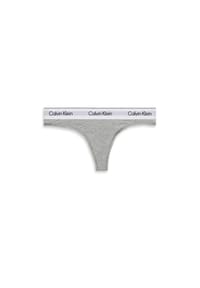 Calvin Klein - Icon Cotton Modal Tanga, Logo-Bund, für Damen - 100 WHITE