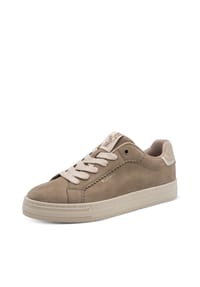 Tamaris - Sneaker, Wellenkante, für Damen - 353  TAUPE NUBUC