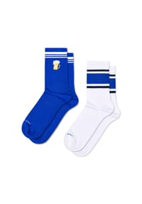 HAPPY SOCKS - Socken, 2er-Pack - 6300 BLUE