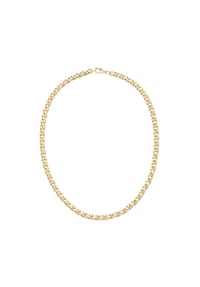 JACQUES CHARREL - Collier Achterkette oval, hochwertige Kupfer Zink Legierung - gold