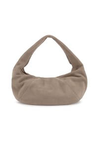 LES VISIONNAIRES Greta Icon - Greta Icon Schultertasche Leder 43 cm - cloud grey