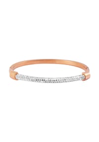 Adelia's Bold Style - Armband – Armreif aus Edelstahl Ø 5,5 cm cm - silber